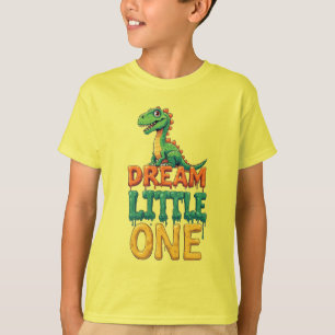 Süßer grüner Dinosaurier T-Shirt