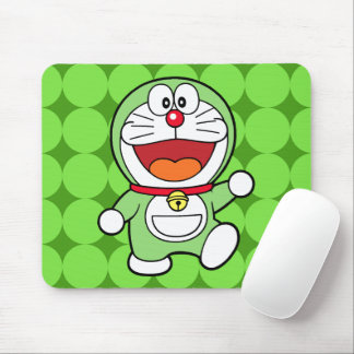 Süßer grüner Mini-Doraemon-Anime Mousepad