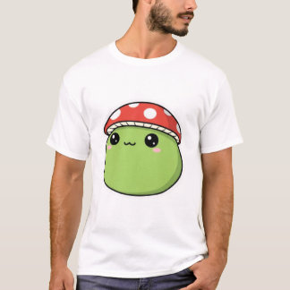 Süßer grüner Pilz T-Shirt