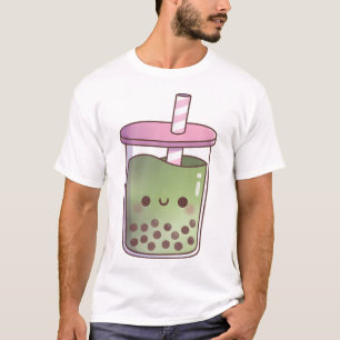 Süßer Grüner Tee Matcha Latte Boba Tee