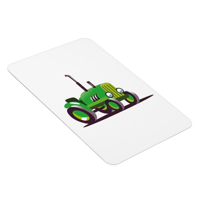 Süßer grüner Traktor Magnet (Rechte Seite)