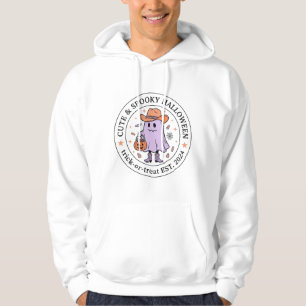 Süßer gruseliger Cowboy-Geist Halloween-Süßigkeite Hoodie