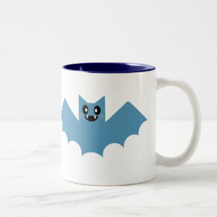 SÜßER GRUSELIGER FLEDERMAUS ZWEIFARBIGE TASSE