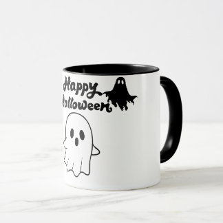 Süßer gruseliger Geist Frohes Halloween Kaffeetass Tasse