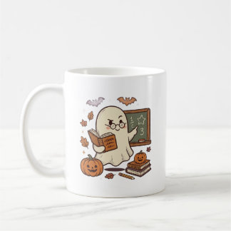 Süßer gruseliger Geisterlehrer Halloween Tasse