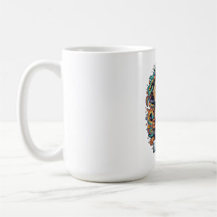 Süßer gruseliger Golden Retriever Halloween T-Shir Kaffeetasse