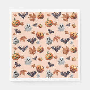 Süßer gruseliger Halloween Herbst Serviette