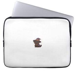 Süßer gruseliger Hund � Kawaii Halloween Welpe Ove Laptopschutzhülle