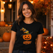 Süßer gruseliger Kürbis-Hexenhut Damen-Halloween