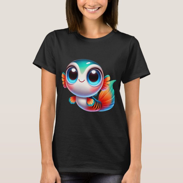 Süßer Guppy-Fisch T-Shirt (Vorderseite)