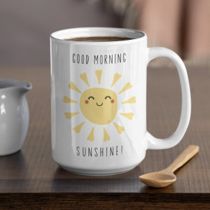 Süßer Guten Morgen Sonnenschein Kawaii Kaffeetasse