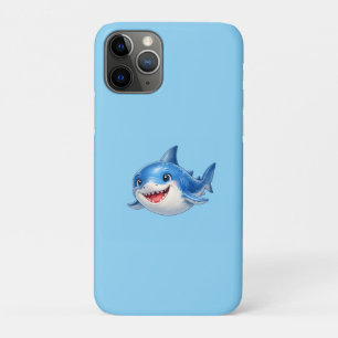Süßer Hai mit großen Augen Glückliches Meeres-Tier Case-Mate iPhone Hülle