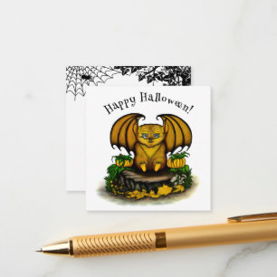 Süßer Halloween-Fledermaus Begleitkarte