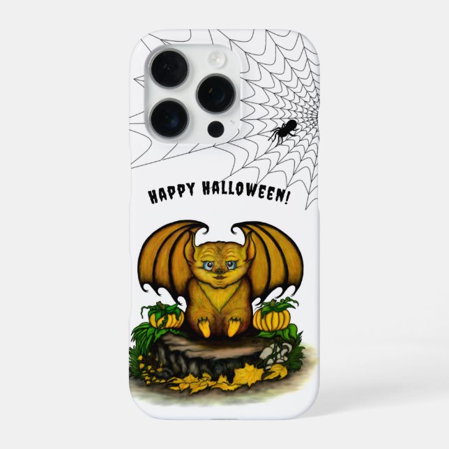 Süßer Halloween-Fledermaus iPhone Hülle (Rückseite)