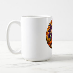 Süßer Halloween Fuchs Hexe Geist Herbst Herbst Wil Kaffeetasse
