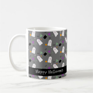 Süßer Halloween-Geist Bunte Konfetti Kaffeetasse
