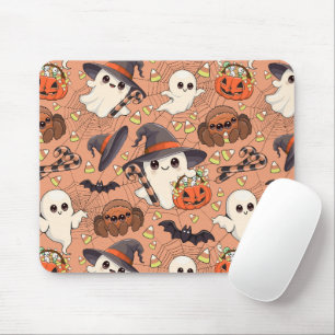 Süßer Halloween-Geist im Kawaii-Stil Mousepad