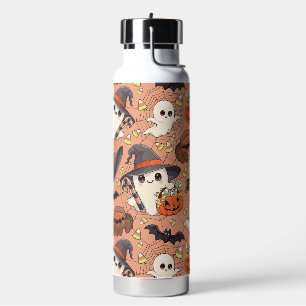 Süßer Halloween-Geist im Kawaii-Stil Trinkflasche