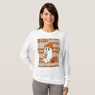 Süßer Halloween-Geist-Kürbis T-Shirt