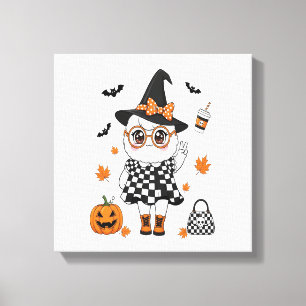 Süßer Halloween-Geist Leinwanddruck