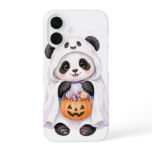 Süßer Halloween-Geist-Panda-Kürbis-Süßigkeiten-iPh
