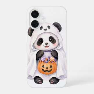 Süßer Halloween-Geist-Panda-Kürbis-Süßigkeiten-iPh iPhone 16 Hülle