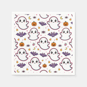 Süßer Halloween-Geist Serviette