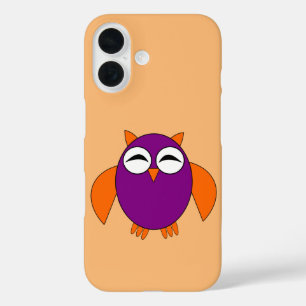 Süßer Halloween-Kauz iPhone 16 Hülle