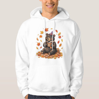Süßer Halloween-Kürbis-Gewürz-Bär-Cozy-Herbst-T-Sh Hoodie