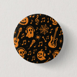 süßer Halloween-Musik-Button Button