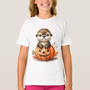 Süßer Halloween-Otter T-Shirt
