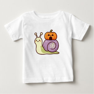 Süßer Halloween-Schnecke Baby T-shirt