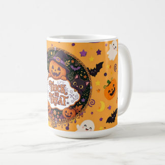Süßer Halloween-Streich oder Süßigkeit Halloween G Kaffeetasse