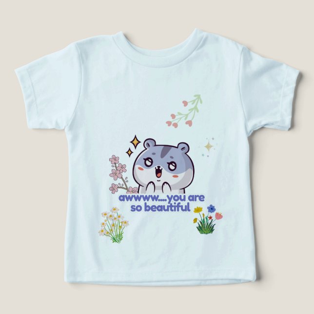Süßer Hamster Aww Du Bist So Schön Ästhetisch  (Design Vorderseite)