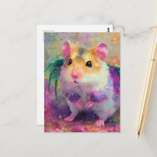 Süßer Hamsterdrache Postkarte