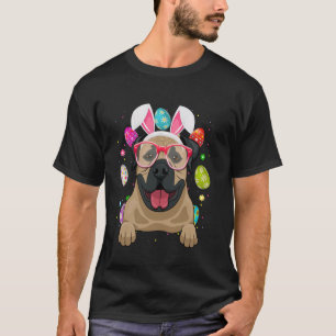 Süßer Hase Boer Boel Hundegesicht Ostereier Ostern T-Shirt