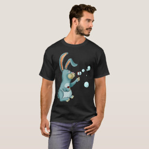 Süßer Hase macht Seifenblasen T-Shirt