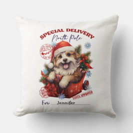 Süßer Haustier-Hund-Weihnachts-Wurfkissen Kissen