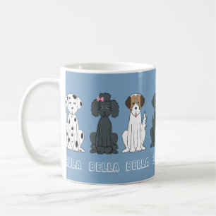 Süßer Haustierhund Whimsical Moderner Einfacher St Kaffeetasse