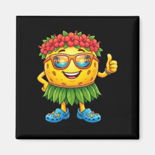 Süßer hawaiianischer Pickleball Ball Tropischer St Magnet