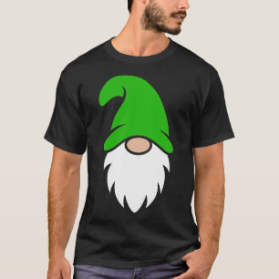 Süßer hellgrüner Hut Weihnachts-Gnom T-Shirt