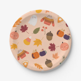 Süßer Herbst Pappteller