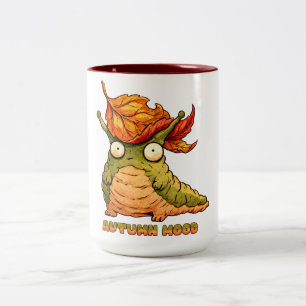 Süßer Herbst-Schnecke Herbst-Stimmung Hoodie Zweifarbige Tasse