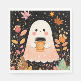 Süßer Herbstgeist mit Kürbis-Kaffee – Gemütlicher Serviette