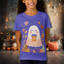 Süßer Herbstgeist mit Kürbis-Kaffee – Gemütlicher  T-Shirt