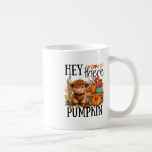 Süßer Herbstkuh Hallo Kürbis Herbst Thanksgiving Kaffeetasse