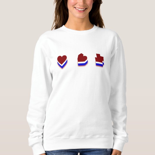 Süßer Herzchen      Sweatshirt (Vorderseite)