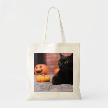 Süßer Hexenhut Halloween-Totebeutel