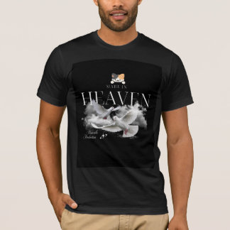 süßer Himmel & Katzen-Design-T-Shirt T-Shirt