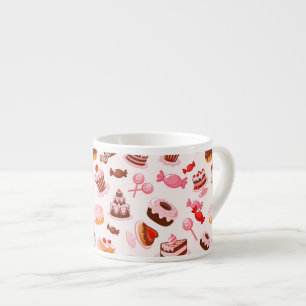 Süßer Hintergrund Espressotasse